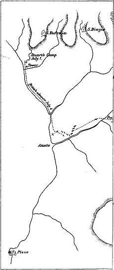 Battle of Maida 1806 Map