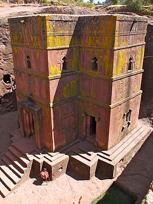 Bete Ghiorghis (Huis van de heilige George), de best bewaard gebleven kerk (6821637099)