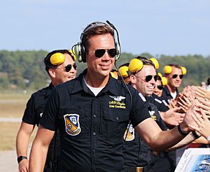 Blue Angels Crew Coordinator and his team