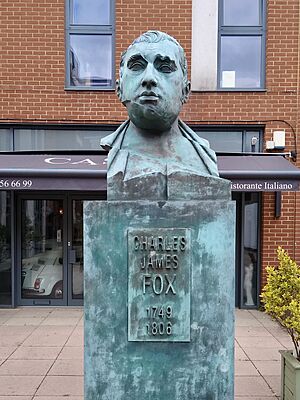 Bust of Charles James Fox (1749-1806), Chertsey