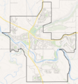 CAN AB 0070 Cochrane TOWN Map - Clean