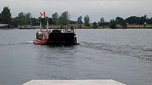 Cable Ferry from Wolfe Island to Simcoe Island