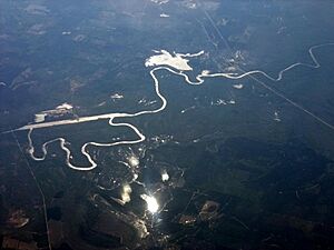 Aerial view of Calion