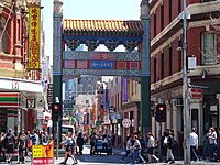 Chinese Arch Little Bourke St Melbourne