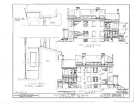 Clifford Miller House, State Route 23, Claverack, Columbia County, NY HABS NY,11-CLAV,2- (sheet 5 of 14)