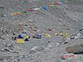Climbers' tents at Mt. Everest Base Camp, Tibet
