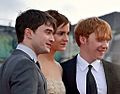 Daniel Radcliffe, Emma Watson & Rupert Grint colour