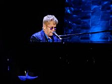 Elton John Singing At The I'm With Her Concert for Hillary Clinton at Radio City Music Hall (25380672081)