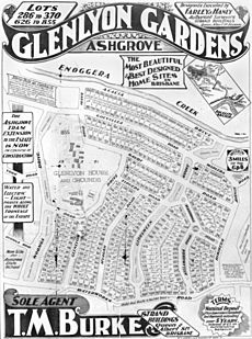 Estate Map of Glenlyon Gardens Ashgrove Brisbane Queensland