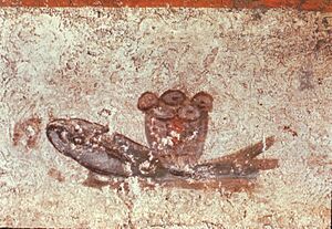 Eucharistic bread and fish