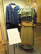 Eura costume reconstruction, from 10th and 11th century graves - National Museum of Finland - DSC04196