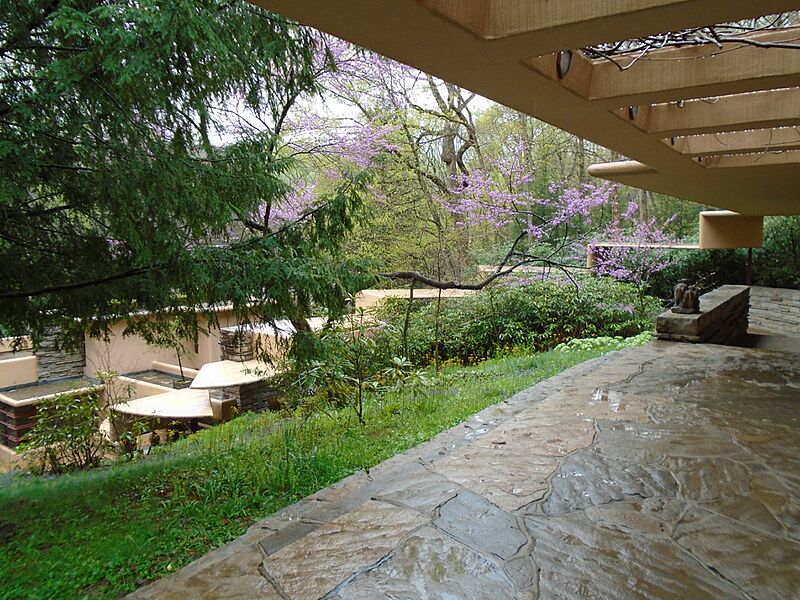 Fallingwater from the guest house