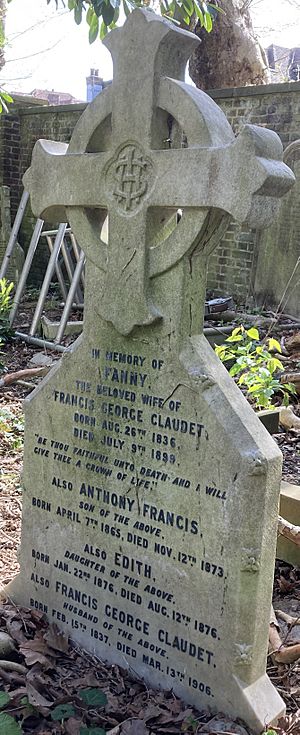 Family grave of Francis George Claudet in Highgate Cemetery