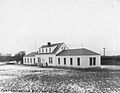 Fort Covington border station rear view 1933