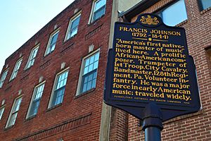 Francis Johnson Historical Marker 536 Pine St Philadelphia PA (DSC 3519)