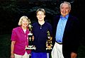 Frank Truitt with wife Kay and grandson Ian - 2001