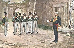 Fusilamiento del general Luis Lacy y Gautier (5-7-1817)