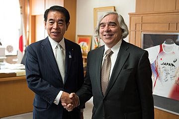 Hirofumi Shimomura and Ernest Moniz 20131031 (cropped)