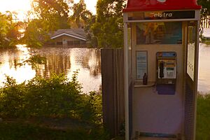 House flooded in the Ipswich suburb of Gailes