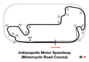 Indianapolis Motor Speedway Motorcycle Road Course 2024.svg