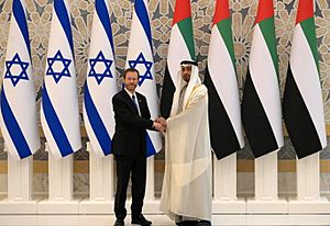 Isaac Herzog Presidential Visit to the United Arab Emirates, January 2022 (GPOABG 3702)