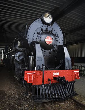 K-class steam engine locomotive, Auckland - 0650