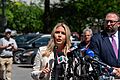 Karoline Leavitt addresses press outside Trump trial in New York 05-28-24