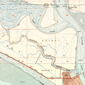 Knight Island, USGS map CA Cuttings Wharf 289711 1949 24000