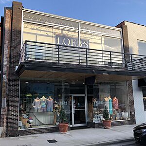LOEB'S Clothing Store Front