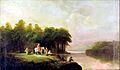 Lanscape with Figures-Samuel P Dyke