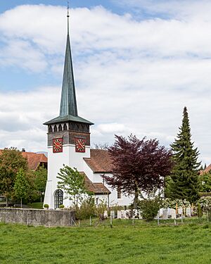 Leuzigen BE - Kirche aus dem 11.-12. Jahrhundert