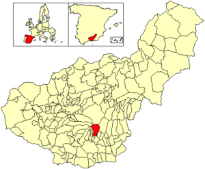 Location of Capileira