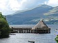 Loch Tay, a crannog and Ben Lawers - geograph.org.uk - 2566330
