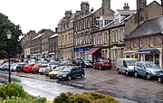 Looking west along High Street, Rothbury - geograph.org.uk - 1382798