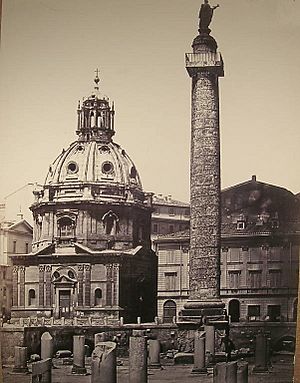 MacPherson, Robert (1811-1872) - Roma - Foro e colonna di Traiano