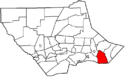 Map of Lycoming County Pennsylvania Highlighting Moreland Township.png
