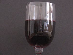 MiWadi in a wine glass