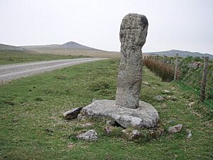 Middle Moor Cross, Bodmin Moor - geograph.org.uk - 419893