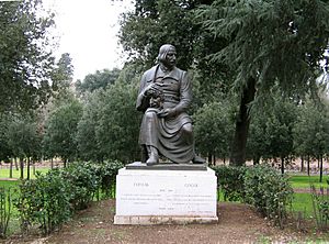 Monumento di Nikolay Gogol (Villa Borghese, Roma, Italia)
