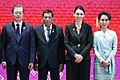 Moon, Duterte, Ardern and Aung San Suu Kyi at 14th East Asia Summit
