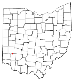Location of Five Points, Ohio