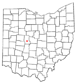 Location in the state of Ohio, United States