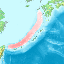 Okinawa trough topographic