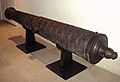 Ottoman cannon end of 16th century length 385cm cal 178mm weight 2910 stone projectile founded 8 October 1581 Alger seized 1830