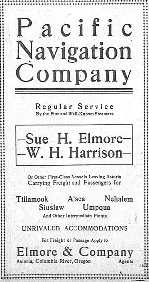Pacific Navigation Company ad 1904