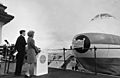 Pat Nixon christens Boeing 747 2749-18