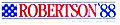 Pat Robertson presidential campaign bumper sticker 01