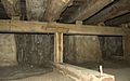 Photograph of the Floor Support of the Amoureaux House in Ste Genevieve MO