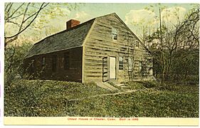 PostcardOldestHouseInChesterCt1907