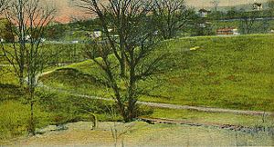 Postcard image of Yankee Dam